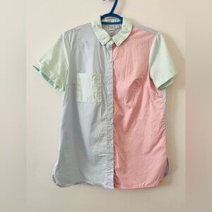 twik pastel button-up dress shirt